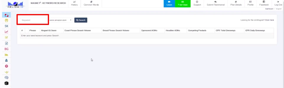 magnet-keyword research